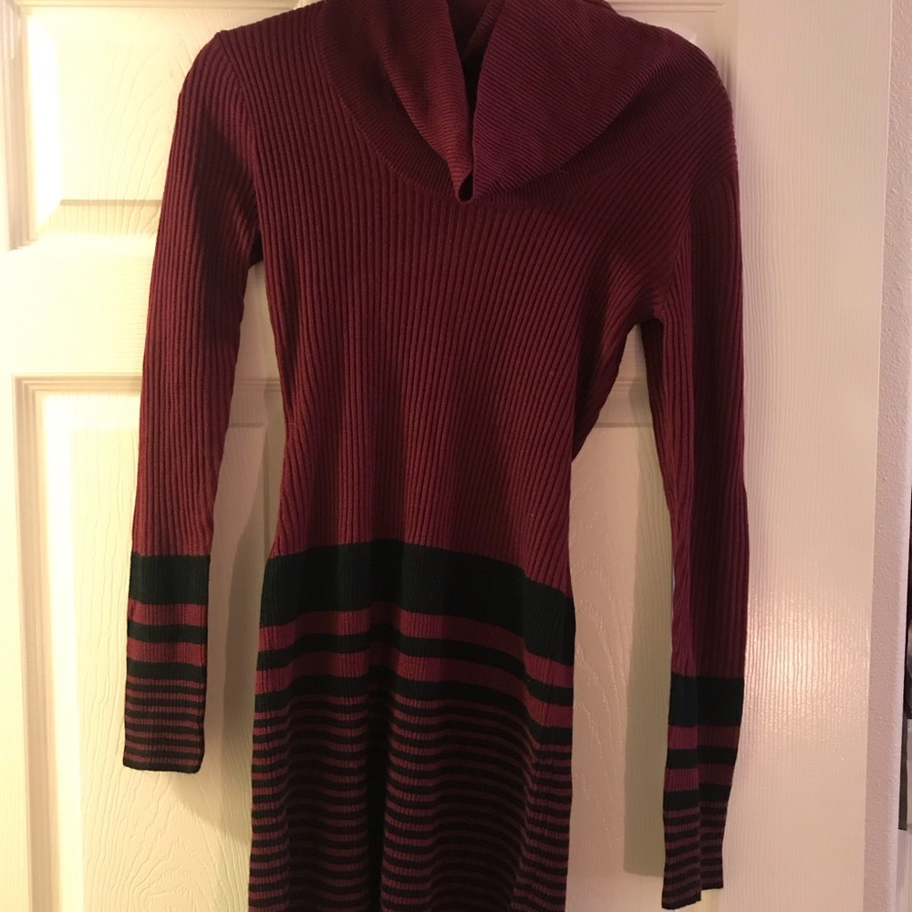Maroon Sweater Dress Size Small